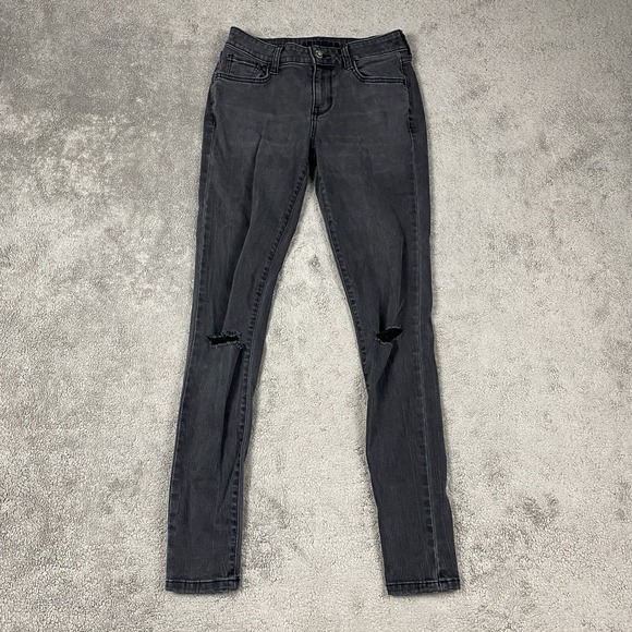 Arizona Love Denim - Arizona Jeans Co. Jeans Women Size 3 Black Skinny Distressed Denim